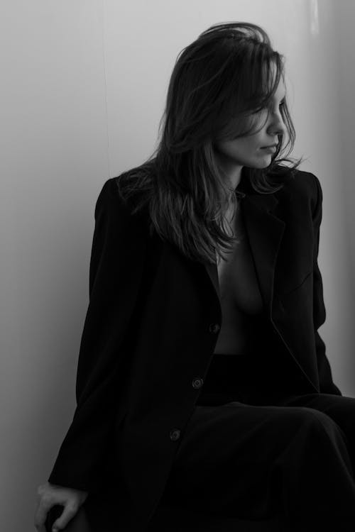 A Woman in a Black Suit