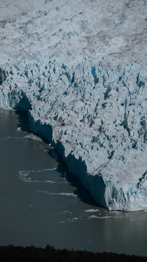 Blue Ice of a Glacier