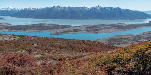 Lake and Mountains in National Park in Patagonia, Argentina