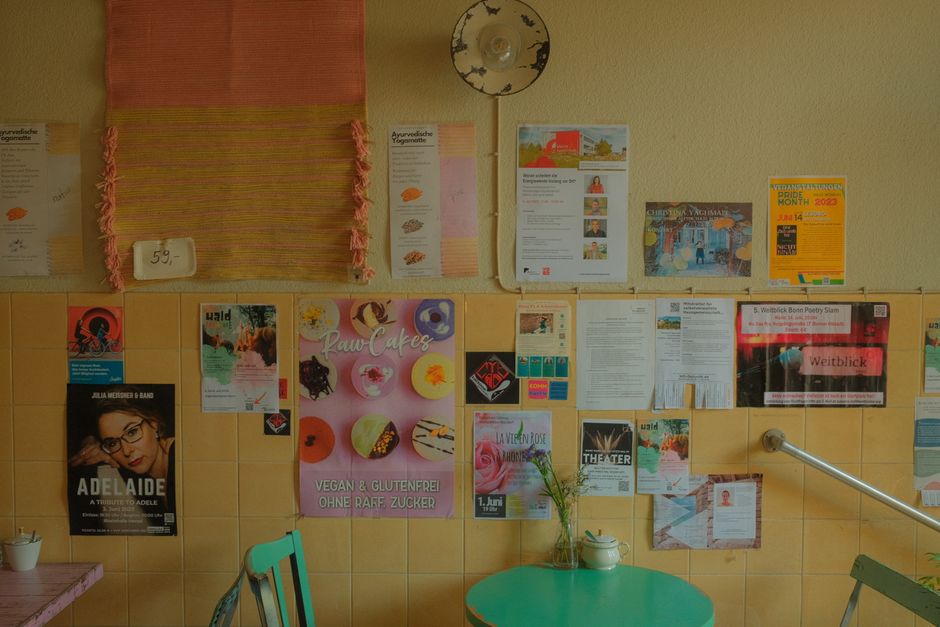 Person using free Wi-Fi in a cozy cafe in Reykjavík, Iceland