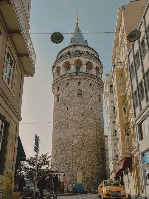 伊斯坦堡, 低角度拍攝, 加拉塔塔 的 免费素材图片