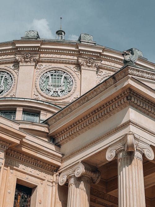 Foto d'estoc gratuïta de arquitectura neoclàssica, ateneu romanès, bucarest