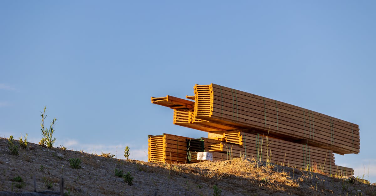 Stack of Wooden Trusses · Free Stock Photo