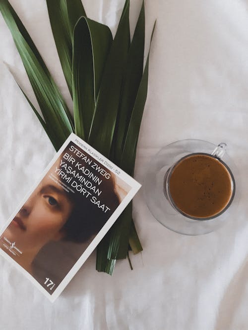 Book in Turkish and Coffee