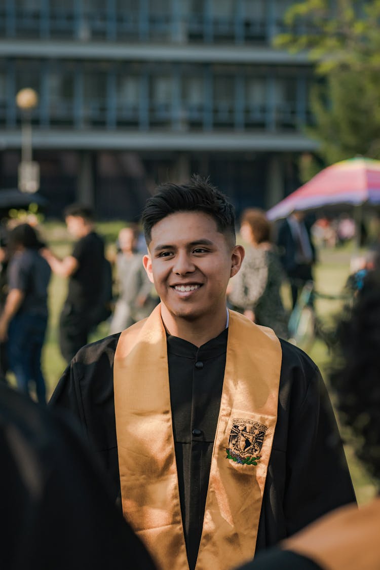 Portrait Of Smiling Graduate