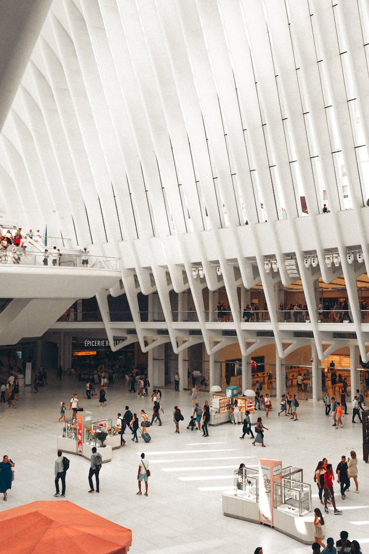 Modern Metro Station In New York