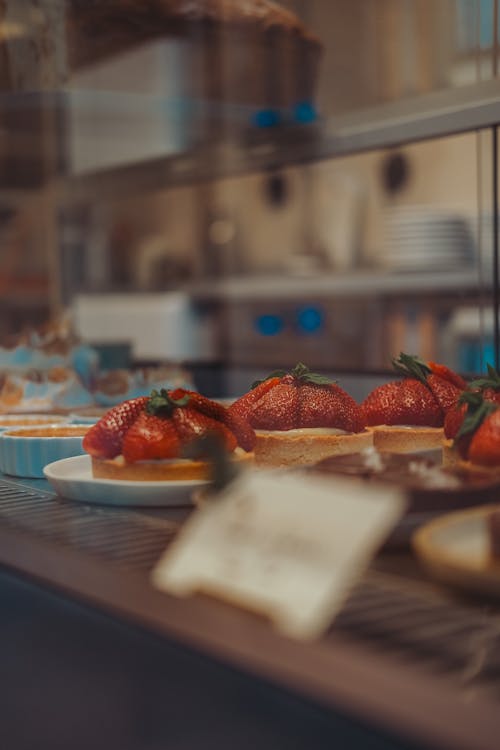 Kostenloses Stock Foto zu backen, bäckerei, erdbeere