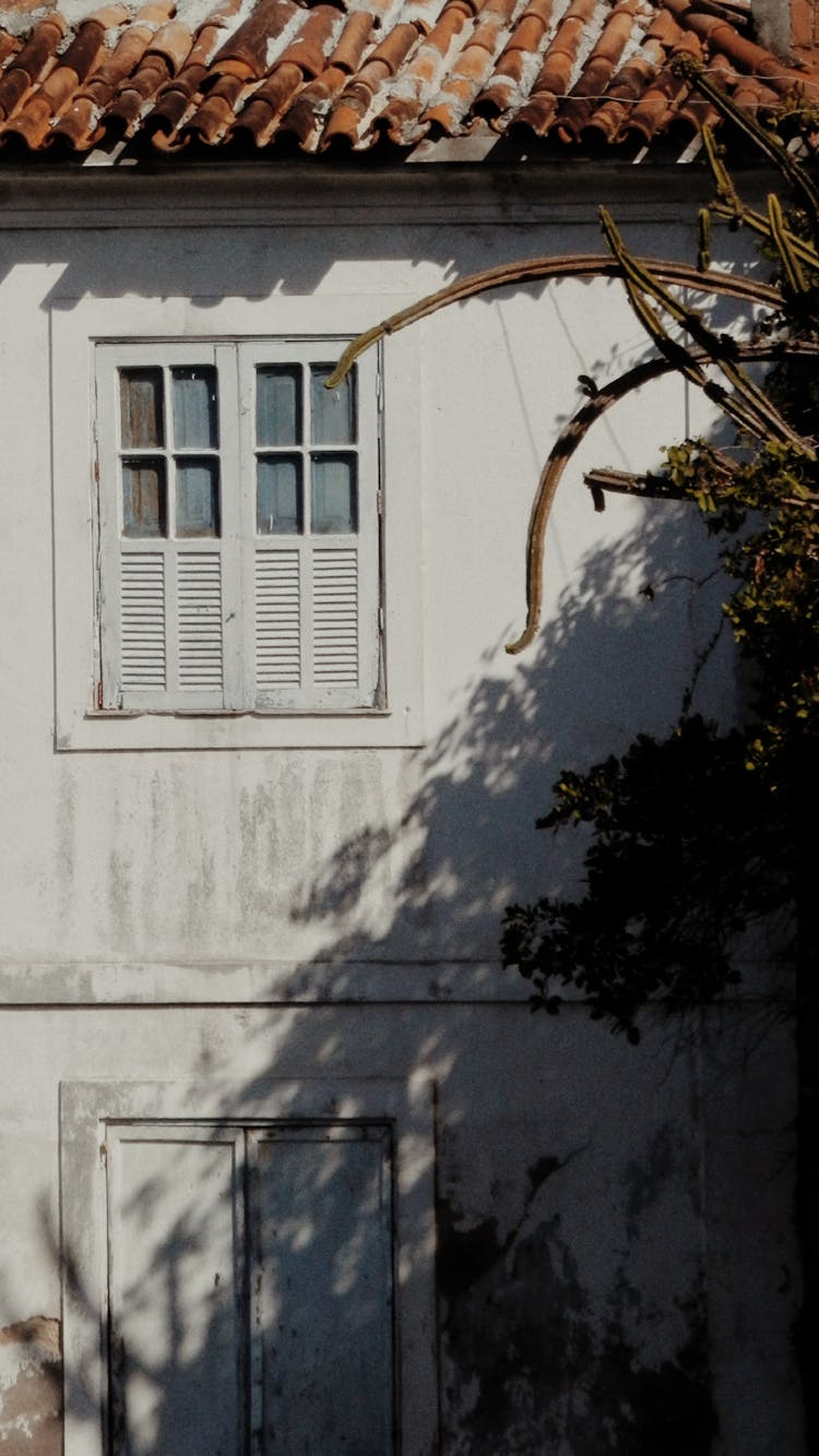 Window In A White Building