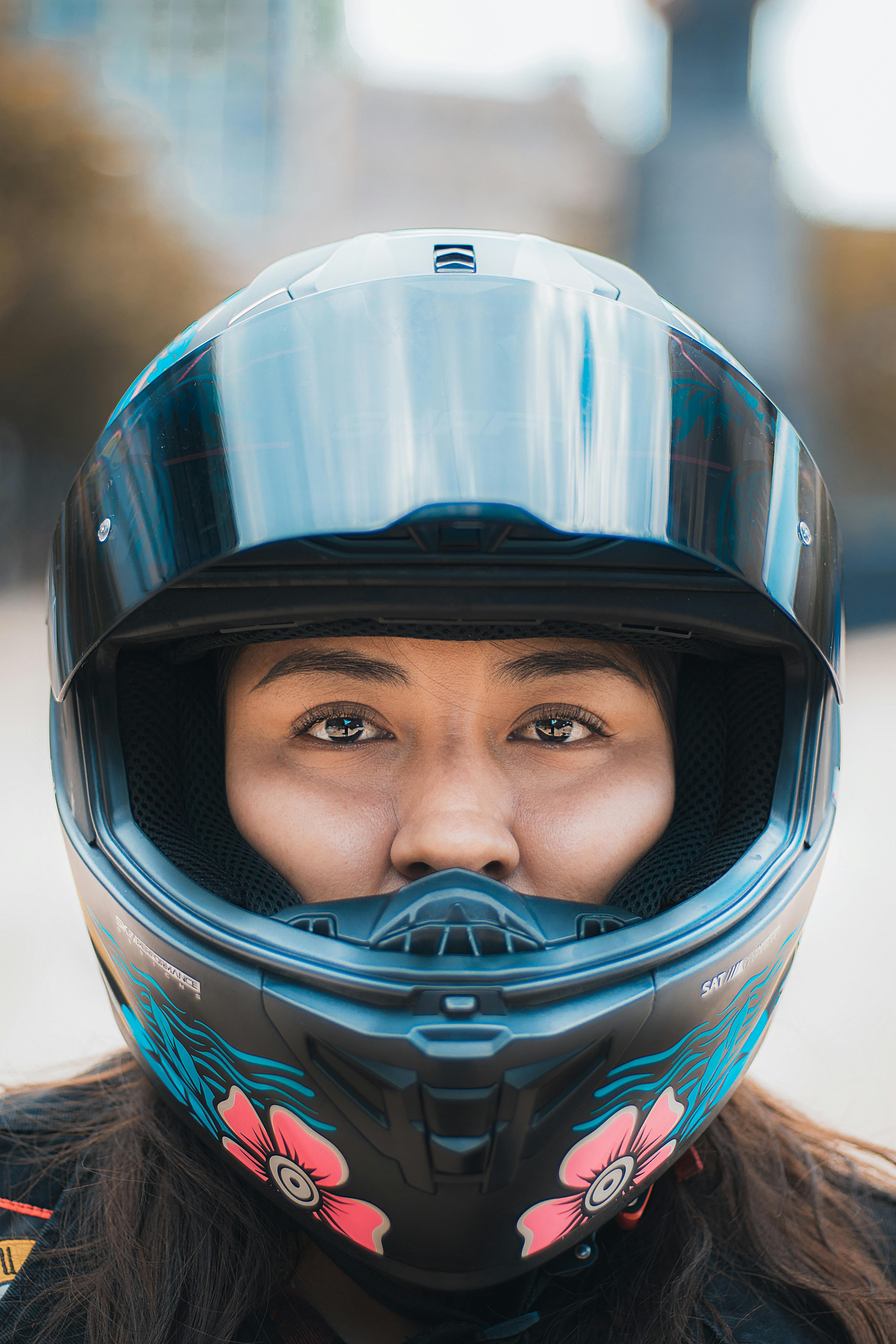 Woman Wearing Helmet · Free Stock Photo