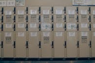 Lockers in Corridor