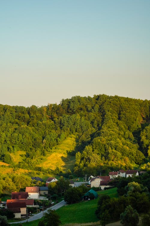 Immagine gratuita di campagna, case, collina