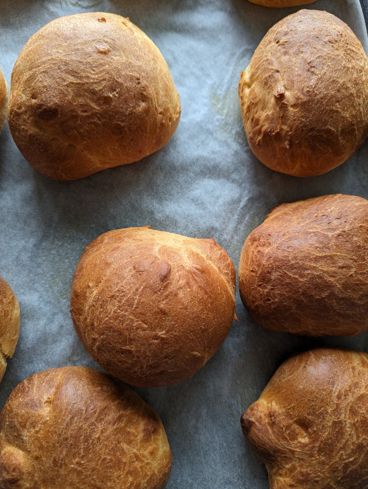 Close Up Of Bread Buns