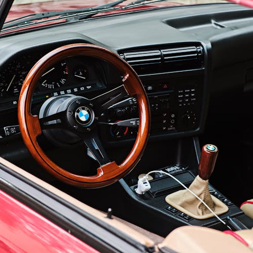 Interior of a BMW E30