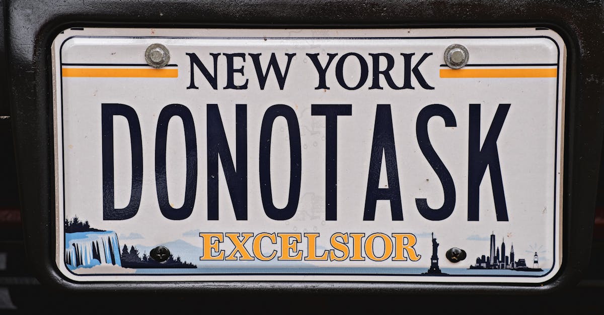 Personalized License Plates On A Luxury Vehicle In A Busy Urban Setting