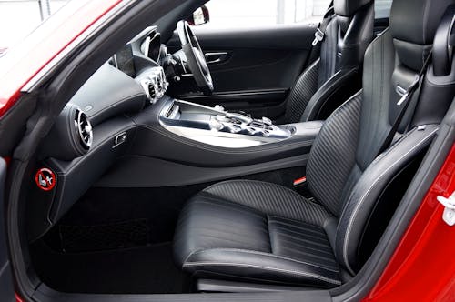 Interior of a Sports Mercedes-Benz GTS Car