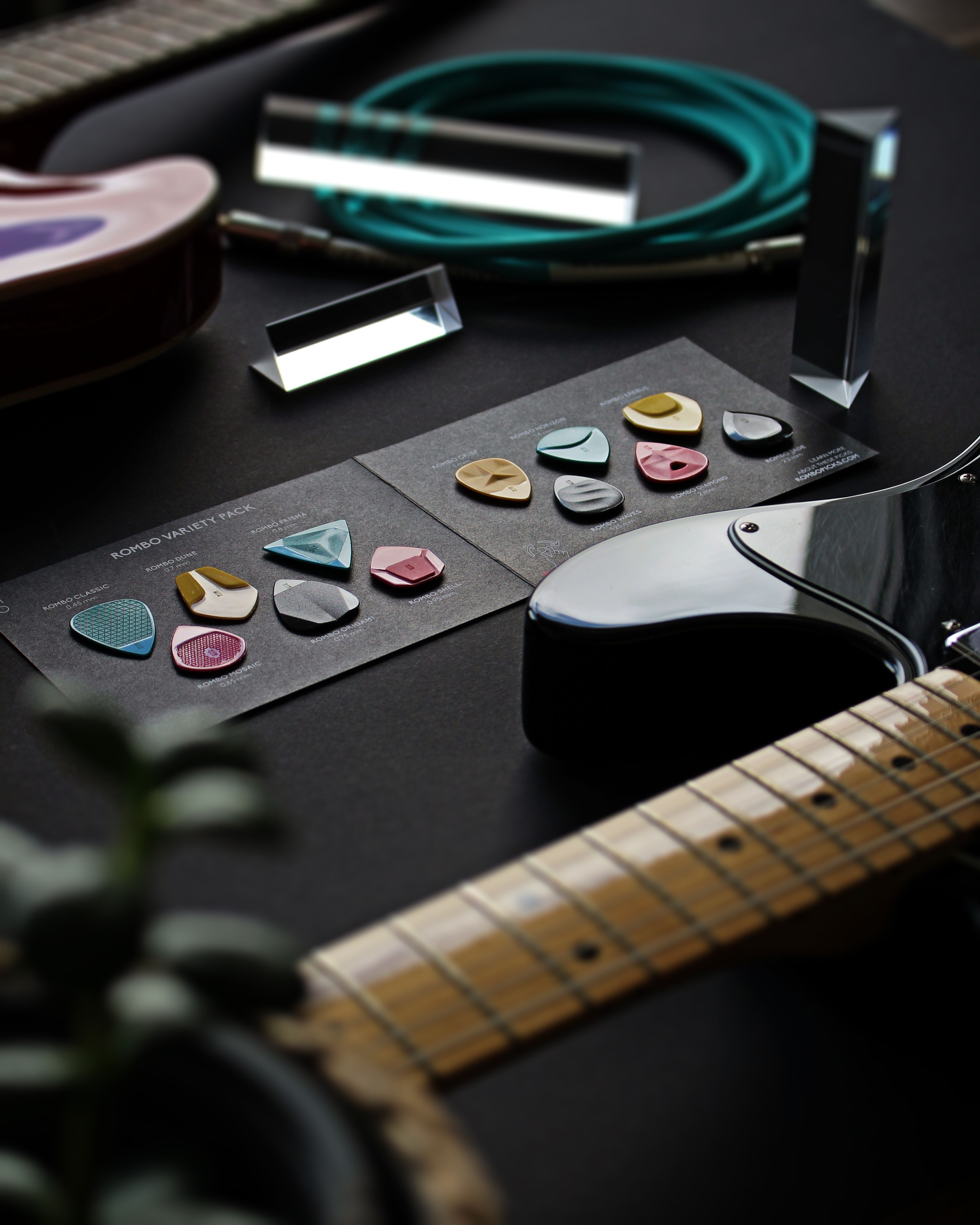 Rombo Variety Pack of Design Guitar Picks · Free Stock Photo