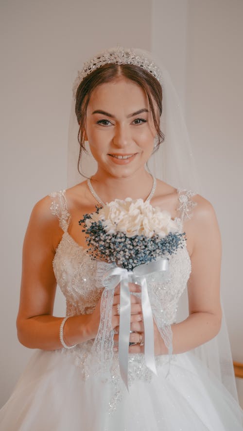 Portrait of Smiling Bride