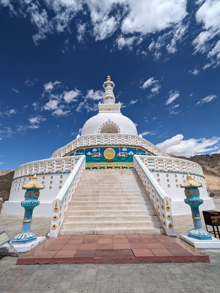 Shanti Stupa In India