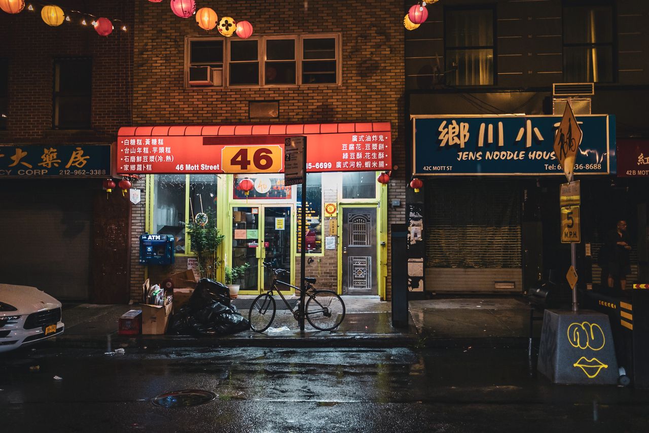 night view of mott street in chinatown new york city vibrant lights an
