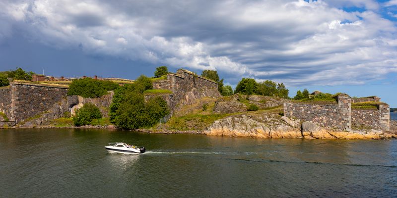 Vista de la fortaleza de Suomenlinna