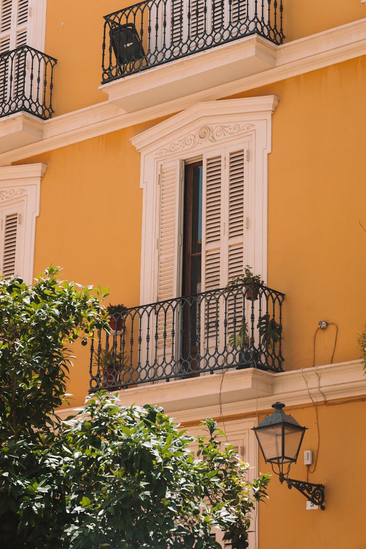 Balconies Of An Apartment Building