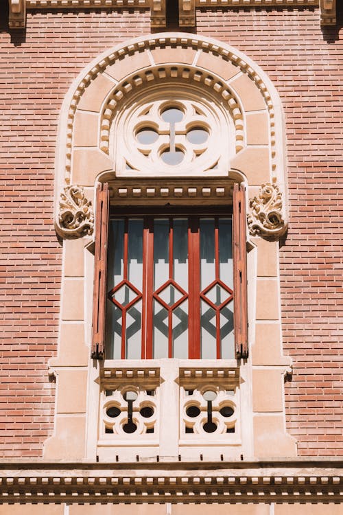 Sunlit, Ornamented Window
