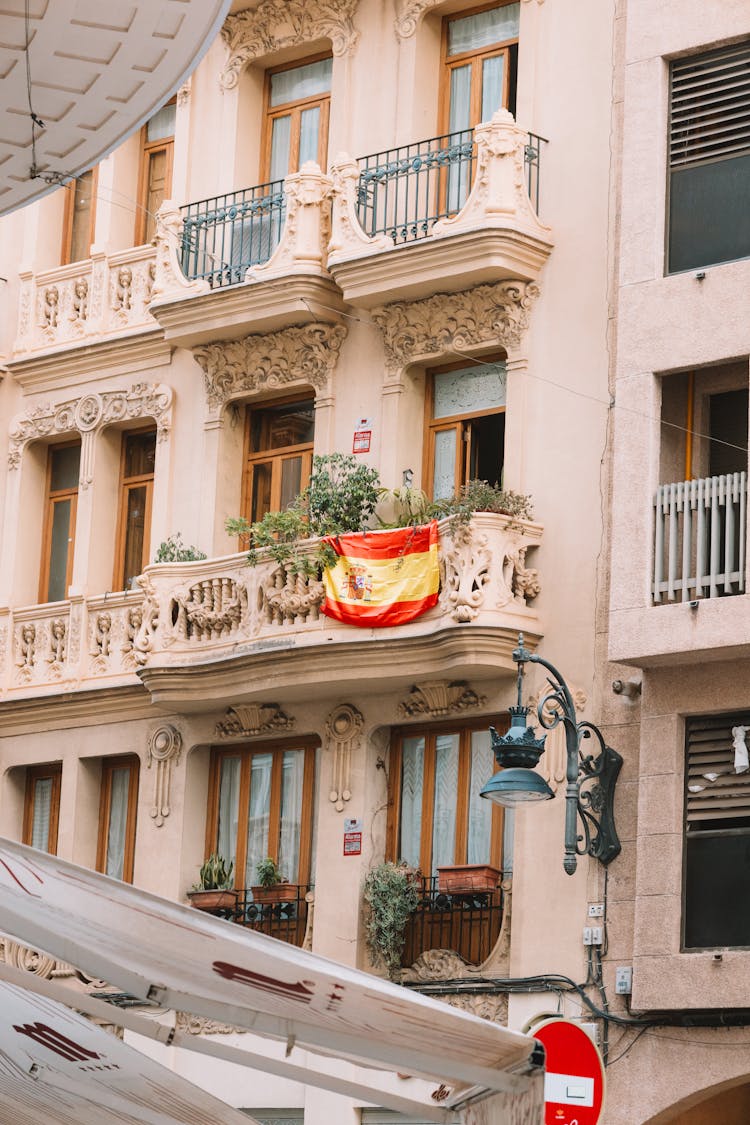 Building In Town In Spain