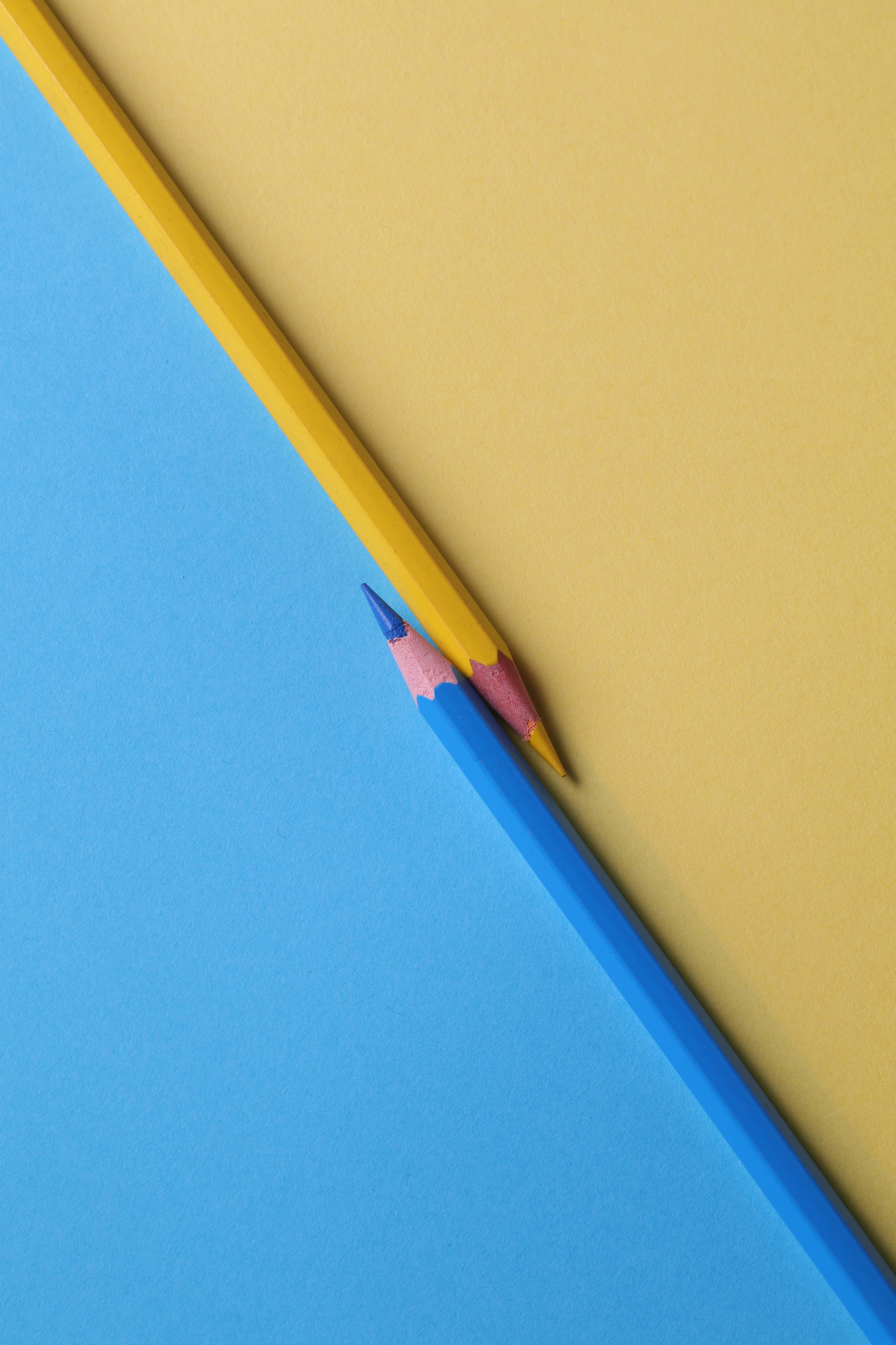 yellow pencils background