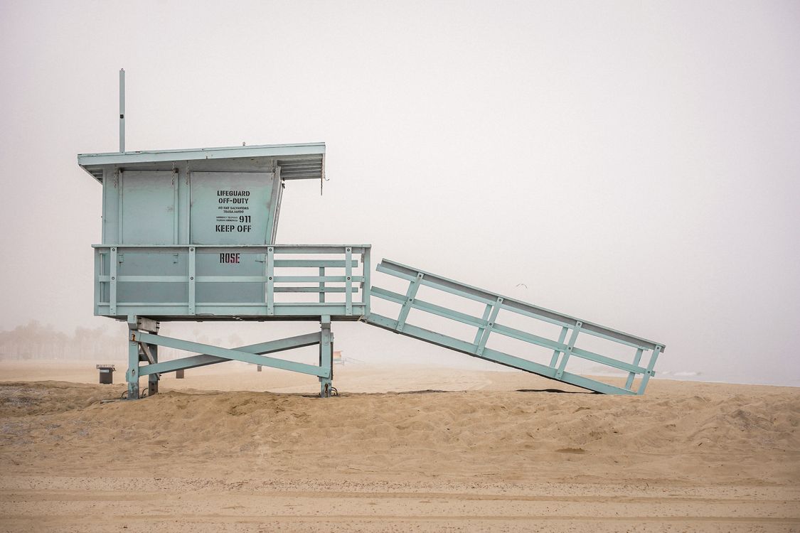 Lifeguard Building Lifeguard Tower on Beach · Free Stock Photo