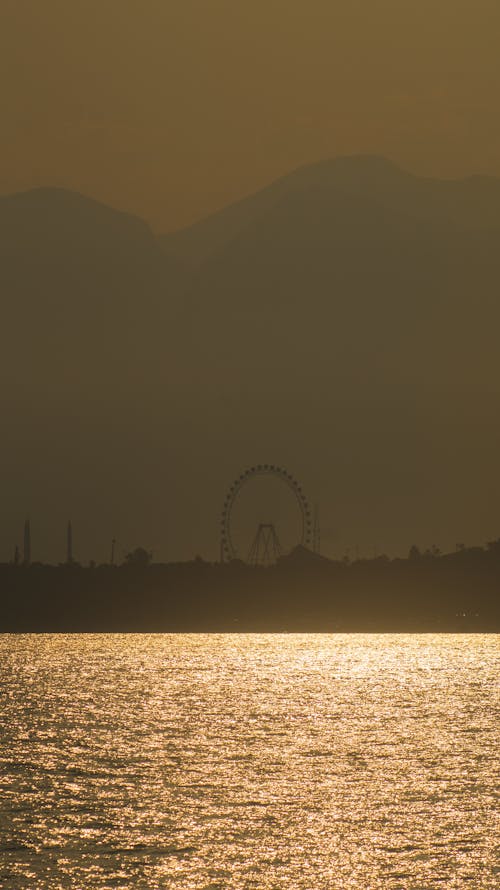 Ferris Wheel Behind a Lake