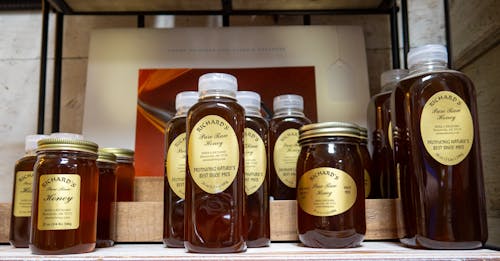 Free stock photo of antique shop, homemade honey, honey