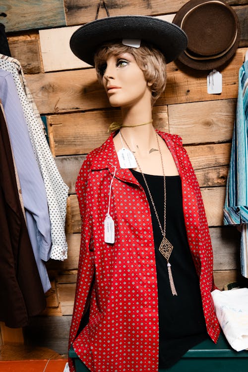 Free stock photo of antique shop, female mannequin, mannequin