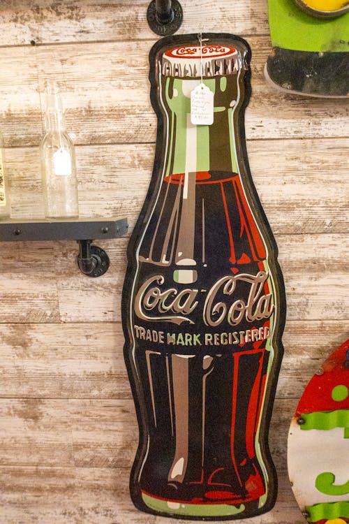 Foto profissional grátis de Antiguidade, Coca Cola, marca registrada