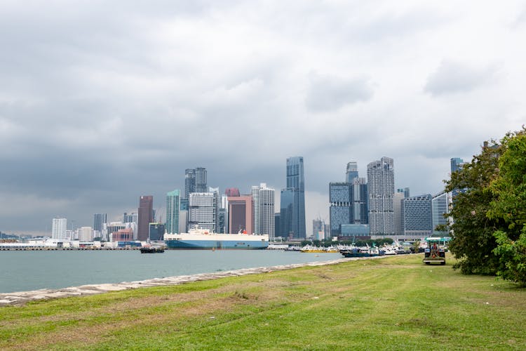 Sea Coast Of Singapore