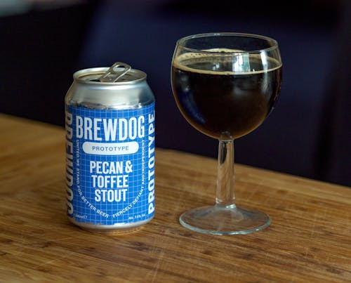 คลังภาพถ่ายฟรี ของ brewdog, กระจก, กระป๋อง