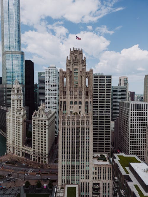 垂直拍摄, 城市, 天際線 的 免费素材图片