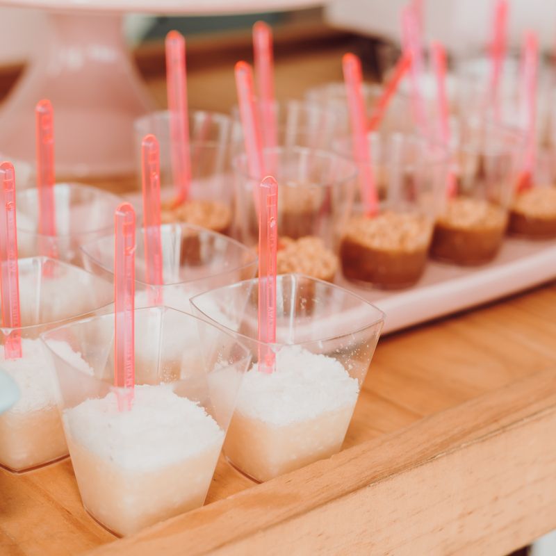 Holiday Party Mini Knafeh Cups with Honey and Whipped Labneh