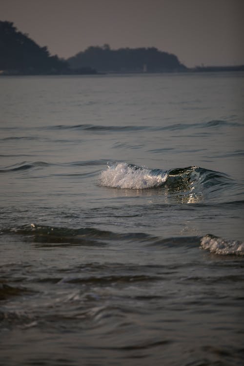 垂直拍攝, 流動, 海 的 免費圖庫相片