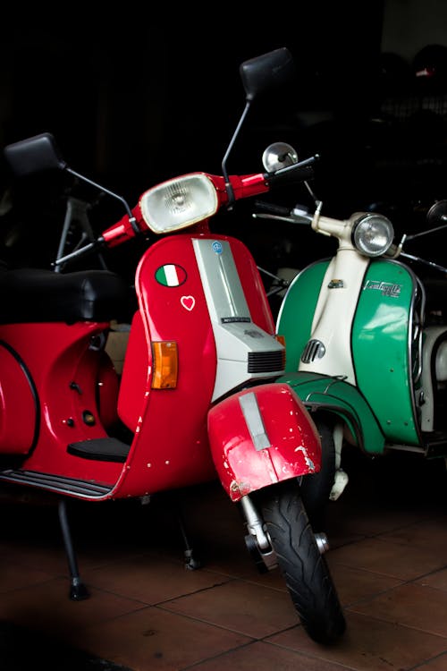 Two Retro Scooters