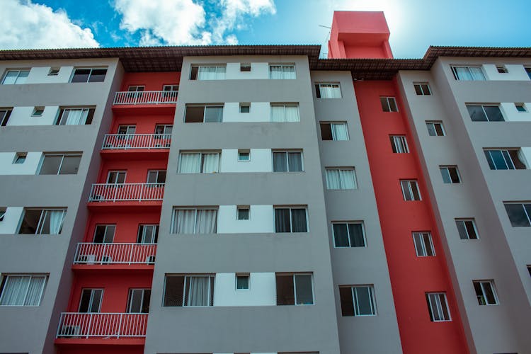 Residential Building With Balconies