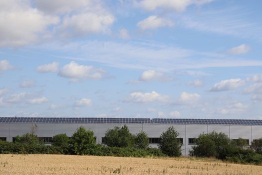 solar panels warehouse