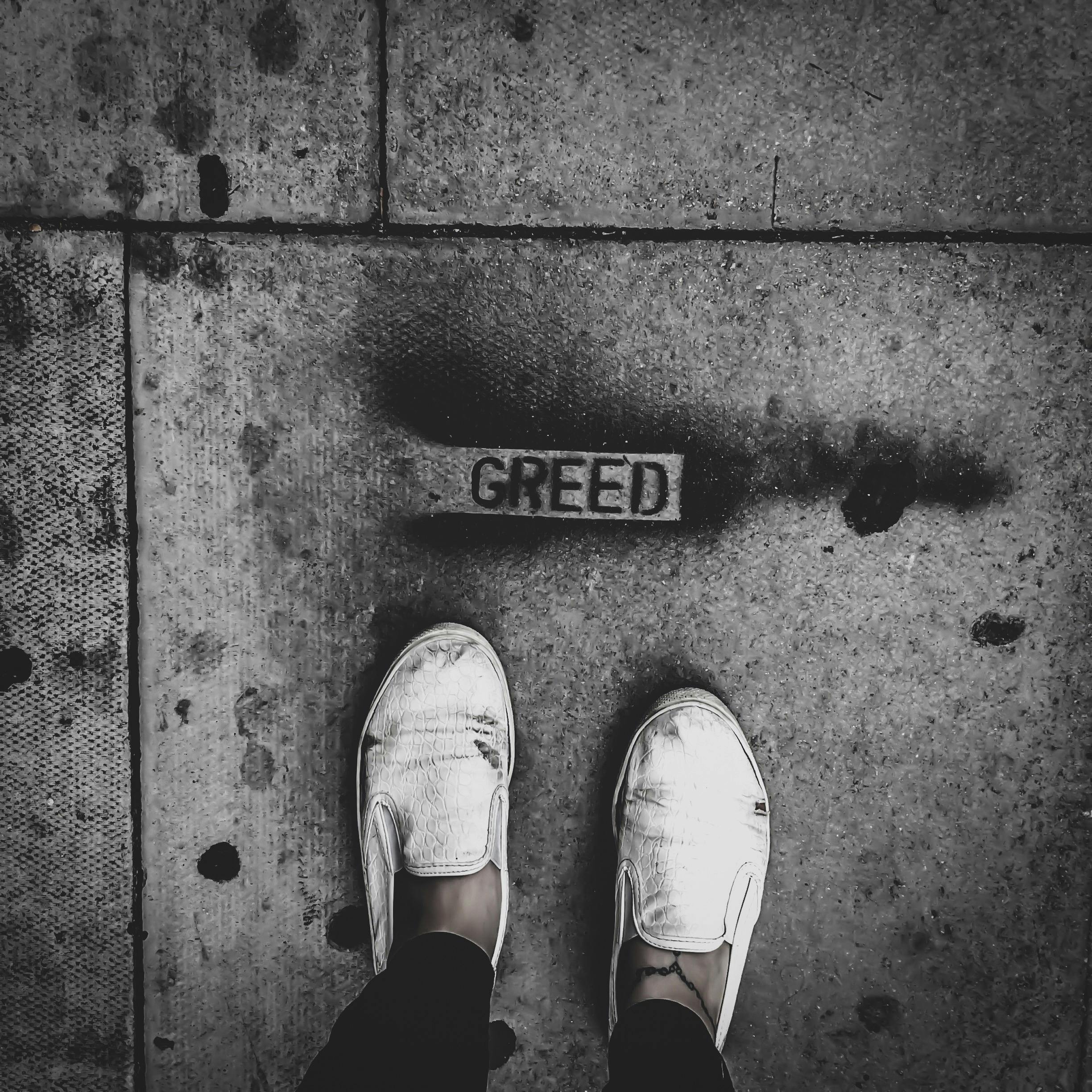 Free stock photo of graffiti, greed, poverty