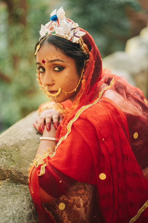 Δωρεάν στοκ φωτογραφιών με γυναίκα, ινδική νύφη, ινδικός