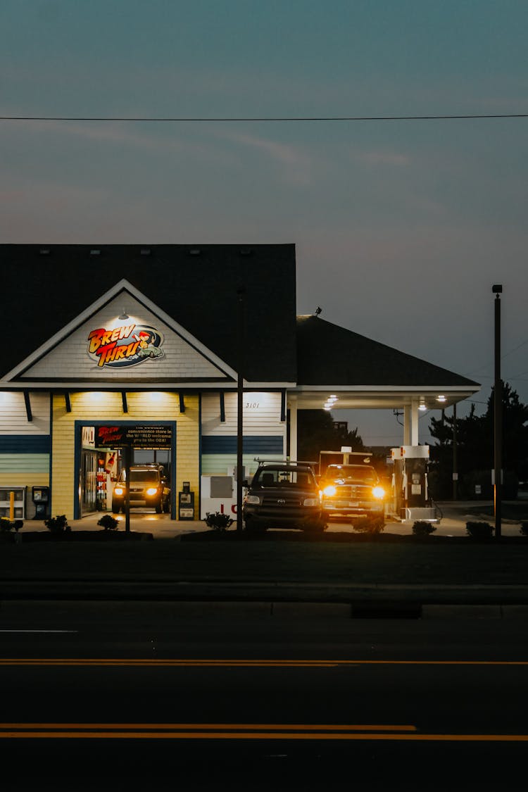 Exterior Of A Fast Food Restaurant