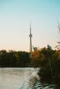 Silhouette of Toronto Skyline at Dusk