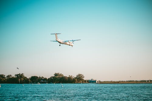 Air Canada Landing on Billy Bishop Airport