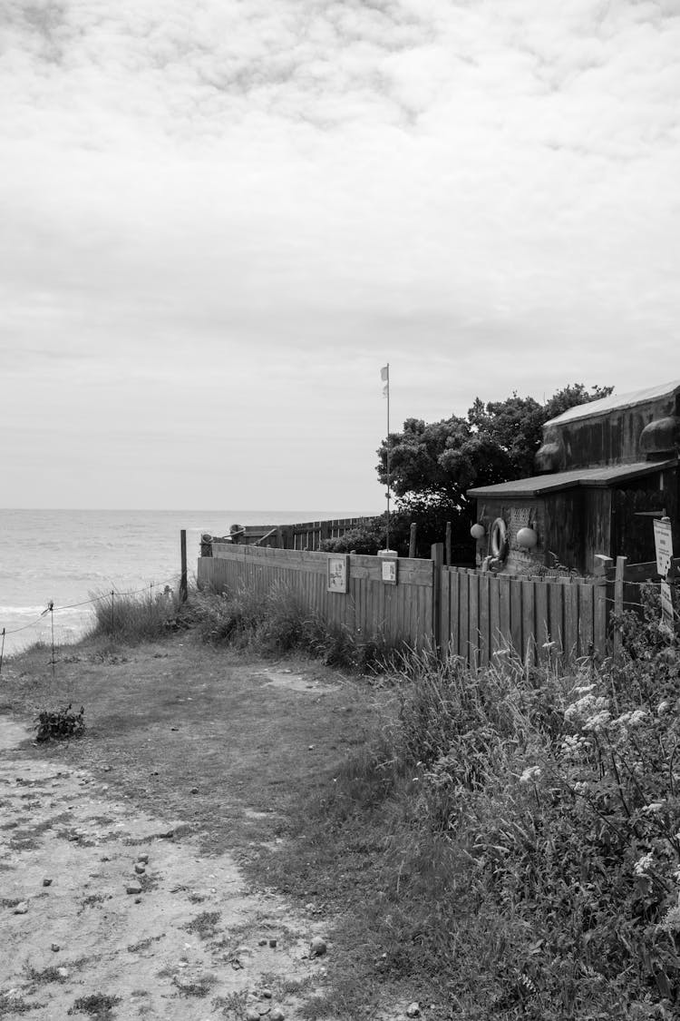 Fisherman House On Beach