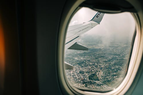 Foto stok gratis jendela, lansekap, penerbangan