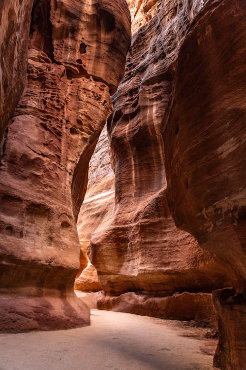 Gratis lagerfoto af antelope canyon, eroderet, gold