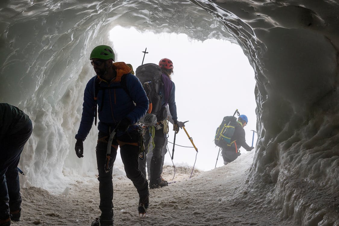 People in Barren Cave